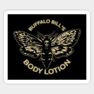 Buffalo Bills Body Lotion \\ Retro Halftone Magnet